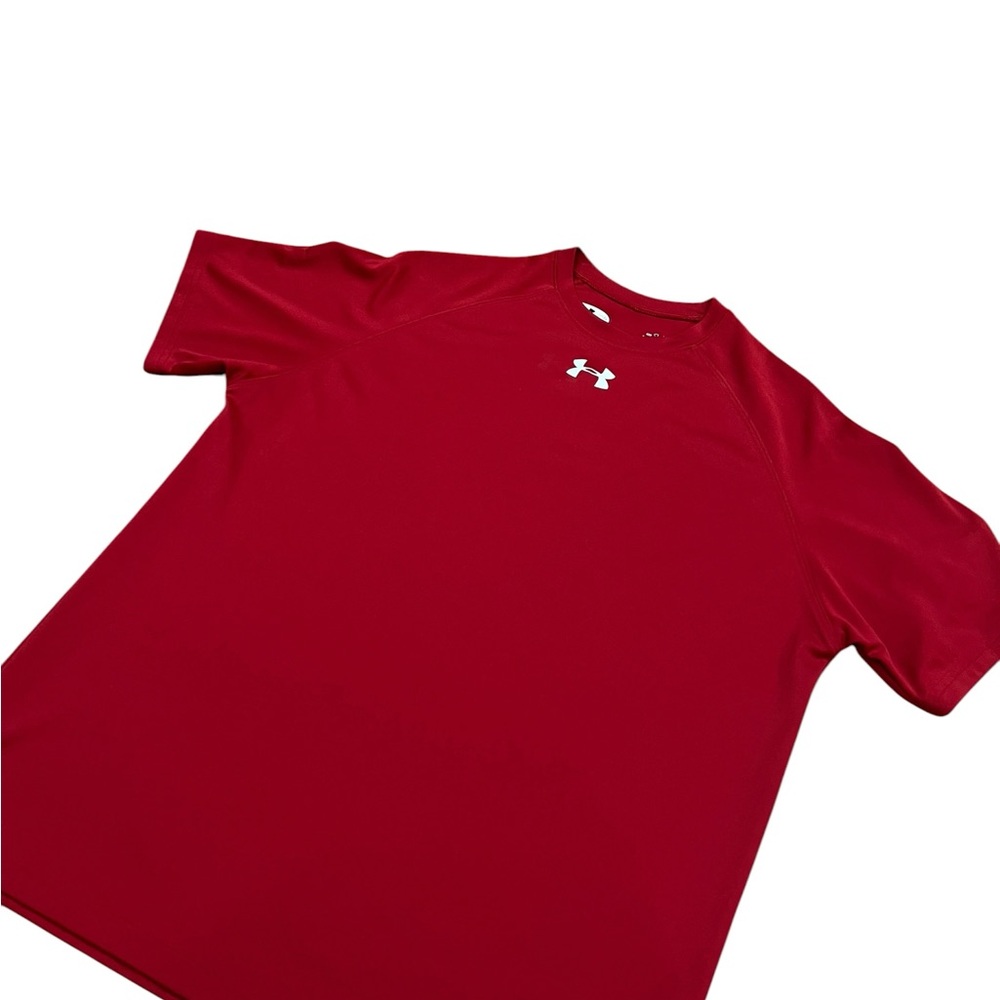 Under Armour Men's Red Short Sleeve Performance Tee